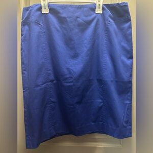 Cato Size 14 Royal Blue Skirt NWT